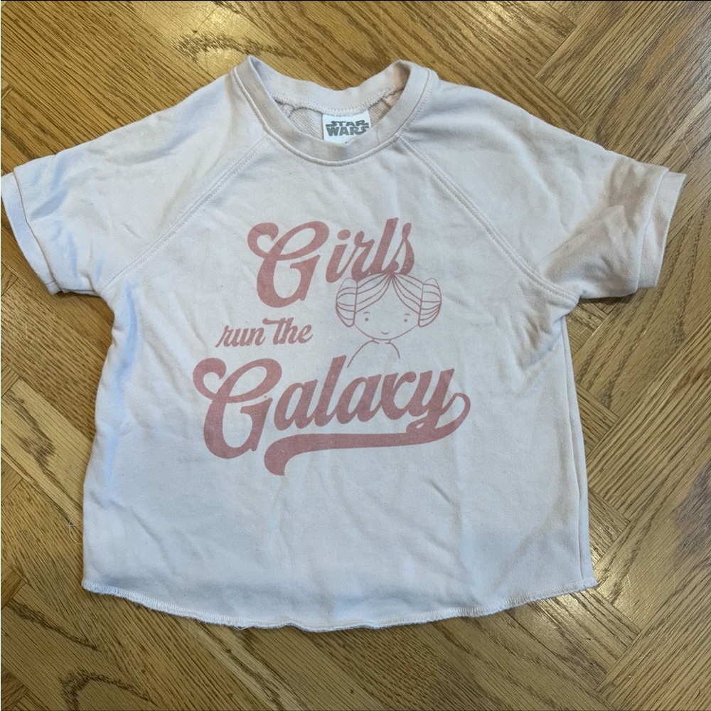 4/$20 Star Wars Kids Pink girls T-Shirt Sz 5T Disney Princess Leia